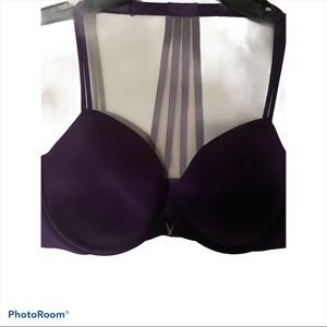 Victoria’s Secret push up bra 38D purple